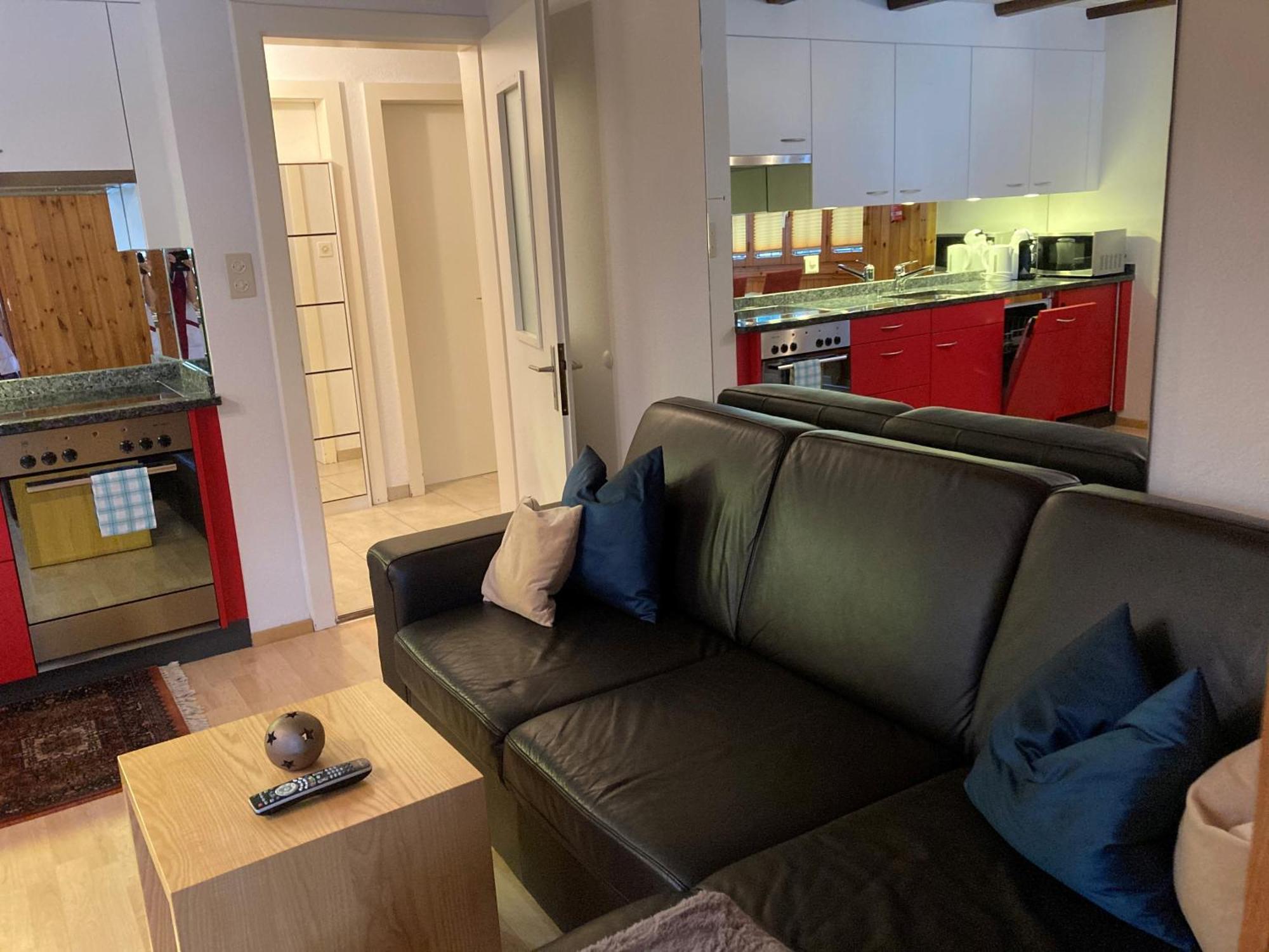 サース・アルマゲルHaus Alpenperleアパートメント 部屋 写真